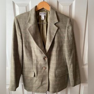Pendleton Women's Blazer in Olive Green